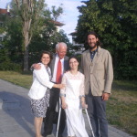 Ели Колева със своята майка, г-н Станчов и Дейвид де Ротшилд