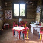 Eco classroom at Karin dom's garden